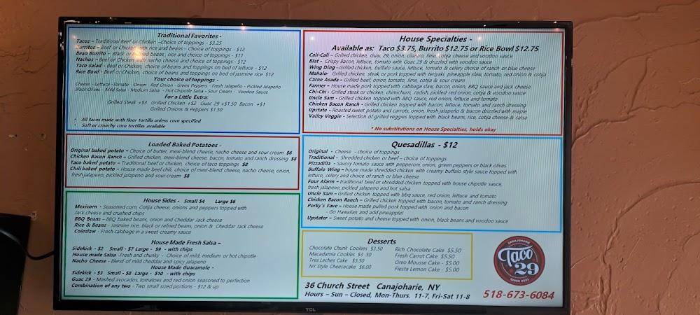 Taco 29 Menu image 3